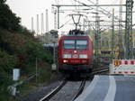 145 016-2 DB kommt als Umleiter mit einem Audi-VW-Zug aus Osnabrück nach Kortenberg-Goederen(B) und kommt aus