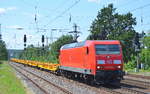 DB Cargo AG  mit  145 018-8  [NVR-Nummer: 91 80 6145 018-8 D-DB] mit einer Überführungsfahrt? für das polnischen Unternehmen CLIP Intermodal sp.