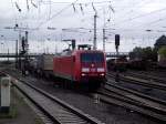 145 078-2 mit gemischten Güterzug am 17.10.13 in Mainz-Bischofsheim 