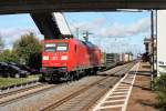 145 036-0  www.bahn.de  am 17.10.2014 mit einem KLV-Zug in Orschweier und fuhr in Richtung Schweiz/Süden.
