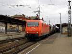 Am 22.02.2015 kam die 145-CL002 von ArcelorMittal aus Richtung Berlin nach Stendal und fuhr weiter in Richtung Hannover ,