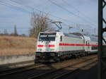 Am 12.03.2017 kam die 146 562 mit einem IC Umleiter aus Richtung Hannover und fuhr weiter in Richtung Magdeburg.