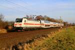 146 556-6 mit Doppelstock IC am 21.03.2018 bei Woltorf