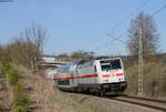 146 564-0 mit dem IC 2288/RE 52888 (Singen(Htw)-Stuttgart Hbf) bei Möhringen 18.4.19