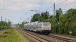 Der Intercity der Linie 2201 fuhr am 17.05.2020 an dem Haltepunkt Angermund vorbei.