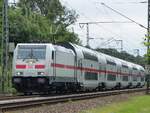 146 564 mit IC nach Norddeich in Rheine=Bentlage, 04.07.2020