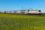 146 568 Lok an einem DB Regio in den IC Farben nach Magdeburg am 23.4.26 bei Niemberg.