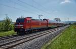 146 245-6 bei Retzbach-Zellingen am 10.05.2017.