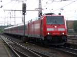 Die Br.146 220-9 fuhr am 16.05.07 als RE nach Stuttgart Hbf.