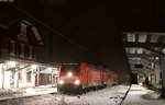 146 226-6 mit der RB 17239 (Freiburg(Brsg)Hbf-Neustadt(Schwarzw)) in Hinterzarten 15.12.17