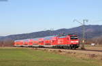 146 222-5  25 Jahre RAB  mit der RB 17269 (Freiburg(Brsg)Hbf-Seebrugg) bei Kirchzarten 13.2.18