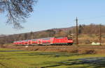 146 211-8 mit der RB 19223 (Stuttgart Hbf-Ulm Hbf) bei Ebersbach 16.2.19