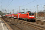 146 001 am RE9 nach Siegen in Köln Messe/Deutz am 01.04.2019