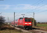 146 237-3  Karlsruhe  mit dem RE 4723 (Karlsruhe Hbf-Konstanz) bei Neudingen 26.10.19