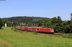 146 261 mit der RB 15523 (Wächtersbach-Frankfurt(Main)Hbf) bei Wirtheim 18.7.21