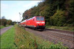 146121-9 verl��t hier am 18.09.2026 um 09.57 Uhr mit einem Dosto den Haltepunkt B�sensell in Richtung M�nster.