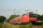 BR 146 008-8 passiert am 11.6 den km.