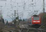 RE 31006 (Basel Bad Bf-Offenburg) mit Schublok 146 116-9 am Abzwg Leutersberg 22.12.08