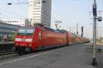 146 031-0 am 18.4.09 bei der Einfahrt Essen Hbf