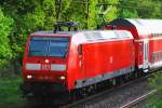 146 031-0 zieht den RE06 am 27.04.2009 in Richtung Bielefeld.