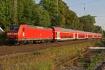 146 022 wird am 24.8.09 durch Ratingen-Lintorf umgeleitet