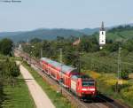 146 112-8 mit dem RE 5175 (Offenburg-Basel SBB) bei Denzlingen 7.8.09