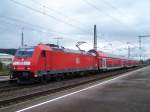 BR 146 238 1 mit einm RE nach Konstanz in Immendingen am 18/10/09.