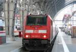 Die 146 228-2 mit dem geendeten RE aus Wrzburg HBF in Frankfurt HBF am 22.10.2009