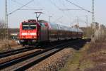 146 239-9 mit RE nach Basel Bad.Bf bei Offenburg.April 2010
