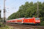 146 102 mit einem RE nach Bremen am 07.08.2010 in Eystrup