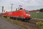146 125-8 in Lehrte, am 22.08.2010. Der Zug fhrt in vorspann, weil der Steuerwagen warscheinlich defekt war.