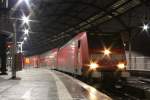 Die 146 028-6 am 14.12.2010 in Aachen Hbf als RE1 Paderborn.