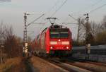 146 112-8 mit dem RE 16849 (Karlsruhe-Neuenburg(Baden)) bei Bruchhausen 15.3.11