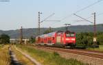 RE 5320 (Kreuzlingen-Karlsruhe Hbf) mit Schublok 146 111-0 bei Malsch 25.5.11