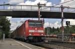 Die DB 146 230-8 mit RE nach Konstanz hier bei einfahrt von Bf Villingen (Schwarzwaldbahn)am 04.08 2011.