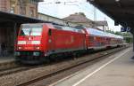 146 233-2  Donaueschingen  mit IRE nach Kreuzlingen in Villingen am 16.08.2011