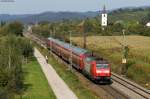 146 114-4 mit dem RE 5341 (Offenburg-Basel Bad Bf) bei Denzlingen 25.9.11