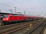 BR 146 241 steht am 20.04.2006 im Hbf. Nrnberg bereit zur Weiterfahrt nach Sonnenberg (Thr.)