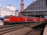 146 128-4 steht mit RE nach Norddeich Mole am 24.05.2012 in Bremen Hbf.