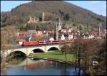 146 240 als RE nach Frankfurt am 07.04.13 in Gemnden