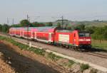 146 114 mit RE 26523 (Offenburg–Basel Bad Bf) am 07.05.2011 in Schliengen