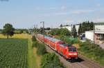 146 112-8 mit dem RE 5343 (Offenburg-Basel SBB) bei Auggen 24.6.15