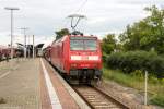 146 009 mit der RB32 (RB 17574) von Stendal nach Salzwedel in Salzwedel.