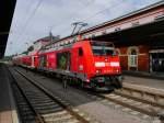 DB - Lok 146 236-5 mit RE im Bahnhof Singen am 02.08.2015