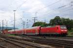 146 020 mit RE5 nach Koblenz am 13.06.2015 in Koblenz-Lützel