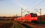 146 115-1 mit dem RE 5345 (Offenburg-Basel SBB) bei Kollmarsreute 25.1.16