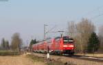 146 115-1 mit dem RE 5343 (Offenburg-Basel SBB) bei Riegel 17.3.16