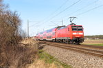 146 029 mit dem RE20 (RE 17658) von Magdeburg Hbf nach Uelzen in Demker.