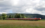 146 112-8 und 218 105-5 auf Testfahrt bei Titisee 20.6.16