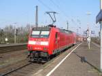 146 007-0 mit RE-Express in Wanne Eickel am 2.4.07